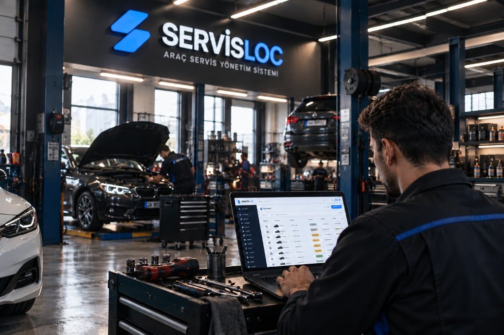 ServisLOC Araç Servis Yönetim Sistemi